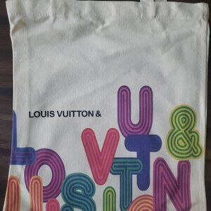 Louis Vuitton Novelty Canvas Eco Tote Bag
